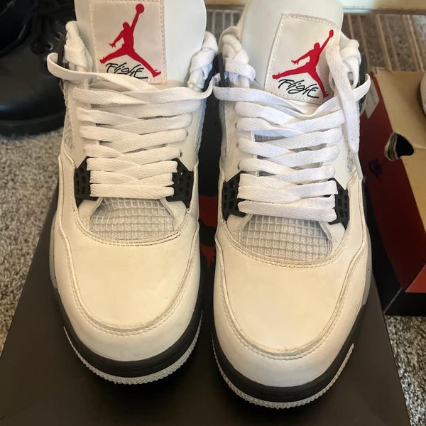Jordan 4 White Cement Mens 11